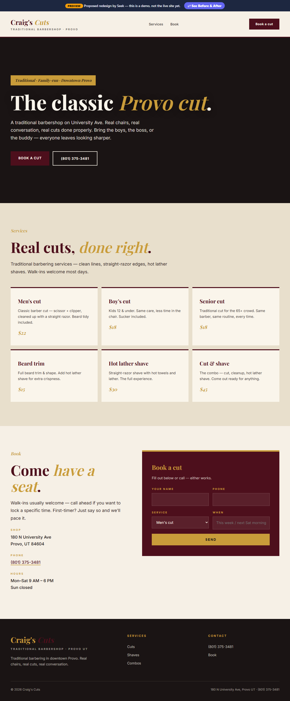 Site screenshot